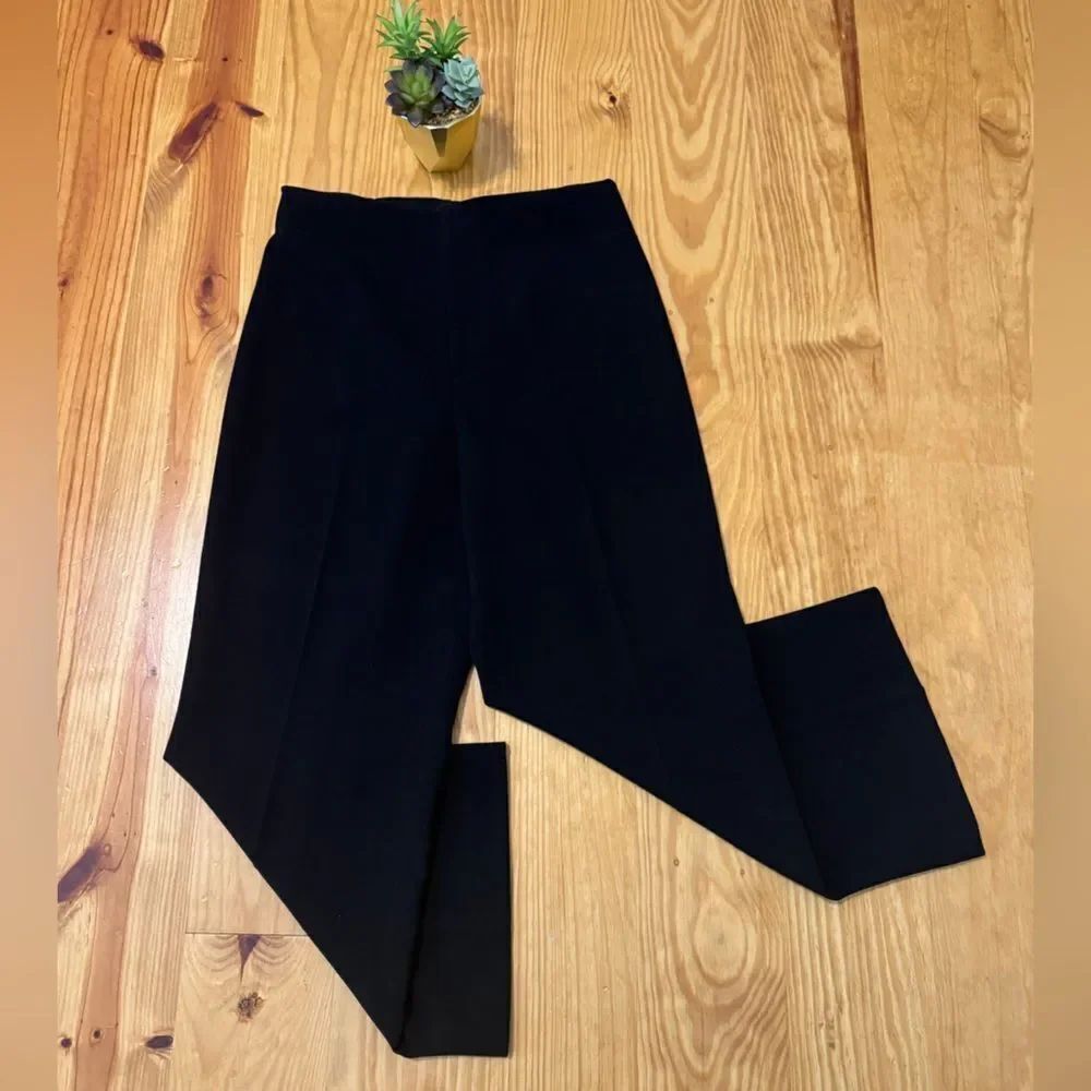 Alice & Olivia Womens Wide Leg Trouser Pants 8 Black Classics Career